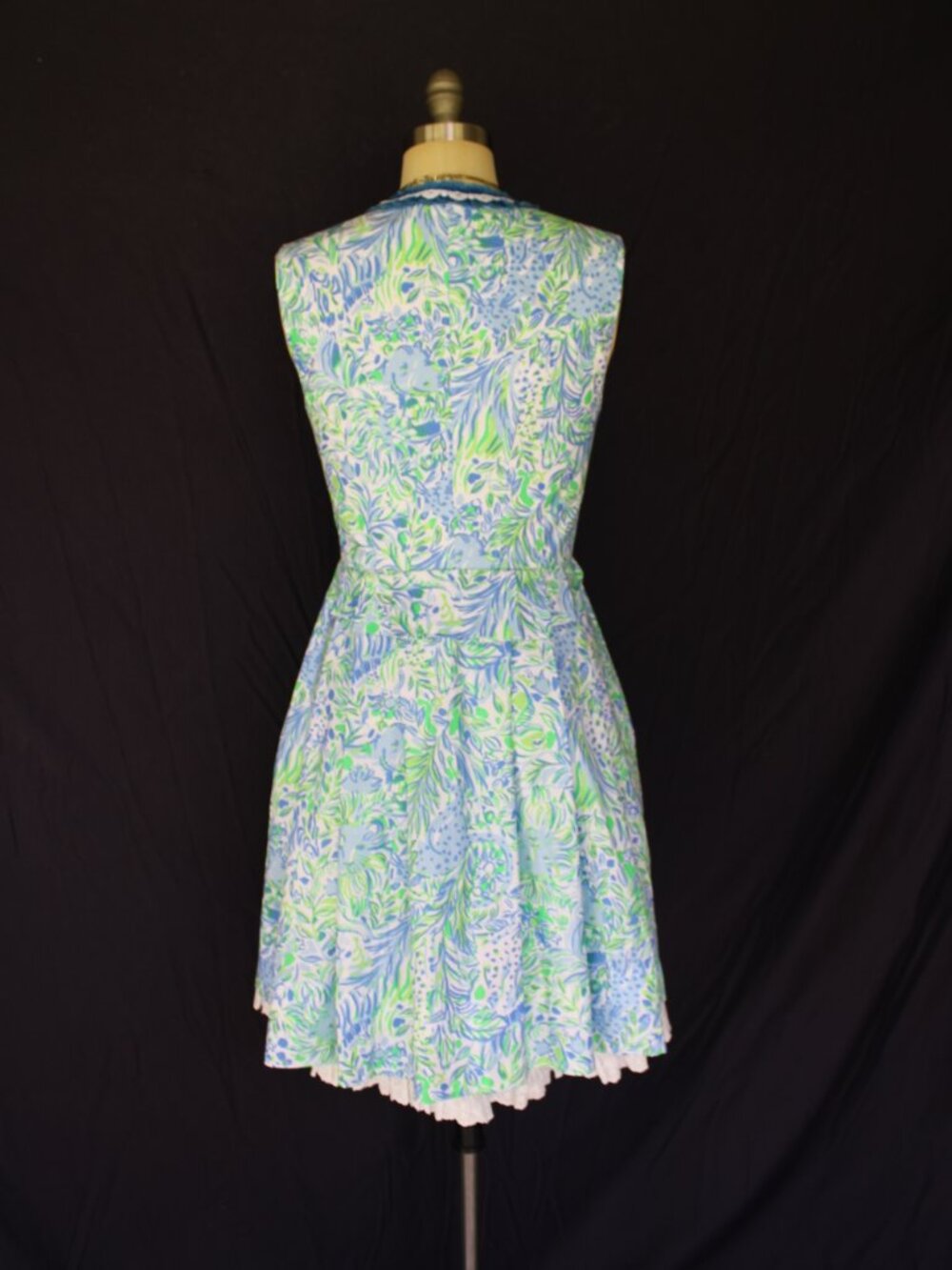 Custom Lilly Pulitzer trachten German Bavarian Dirndl corset dress crochet lace - Picture 11 of 12